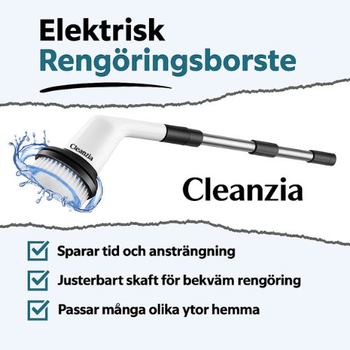 Cleanzia PowerScrub™ - Smartare städning för ett lugnare hem!