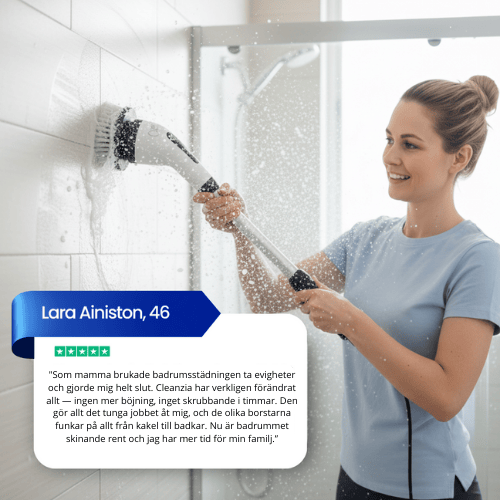 Cleanzia PowerScrub™ - Smartare städning för ett lugnare hem!